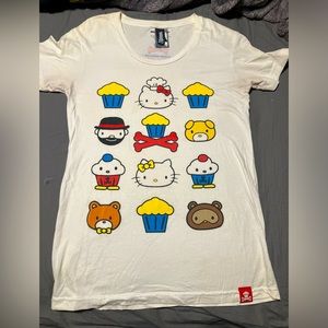 Johnny Cupcakes Hello Kitty Collab T-Shirt Women’s Large